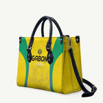 Gabon Football Leather Bag Go Champions Les Pantheres - African Pride