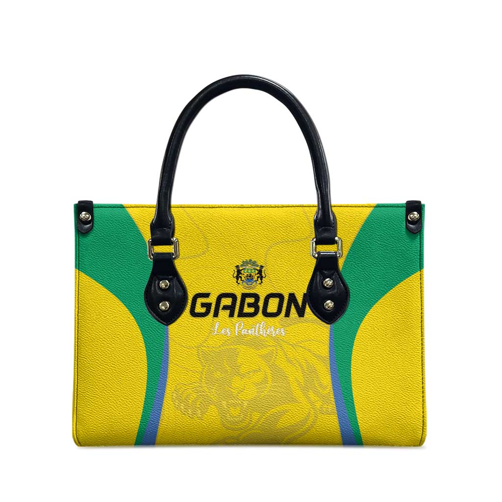 Gabon Football Leather Bag Go Champions Les Pantheres - African Pride