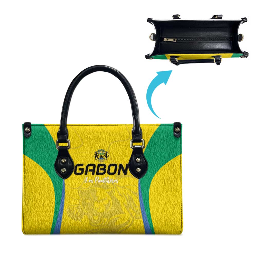 Gabon Football Leather Bag Go Champions Les Pantheres - African Pride
