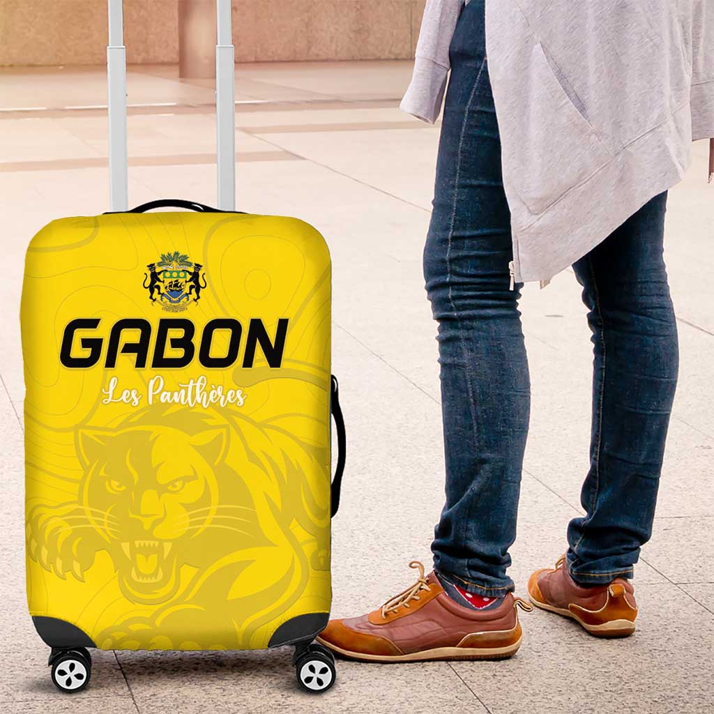 Gabon Football Luggage Cover Go Champions Les Pantheres - African Pride