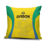 Gabon Football Pillow Cover Go Champions Les Pantheres - African Pride