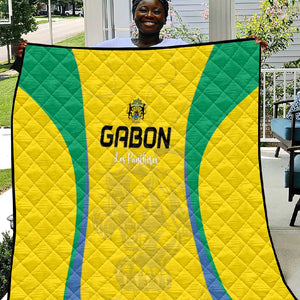 Gabon Football Quilt Go Champions Les Pantheres - African Pride