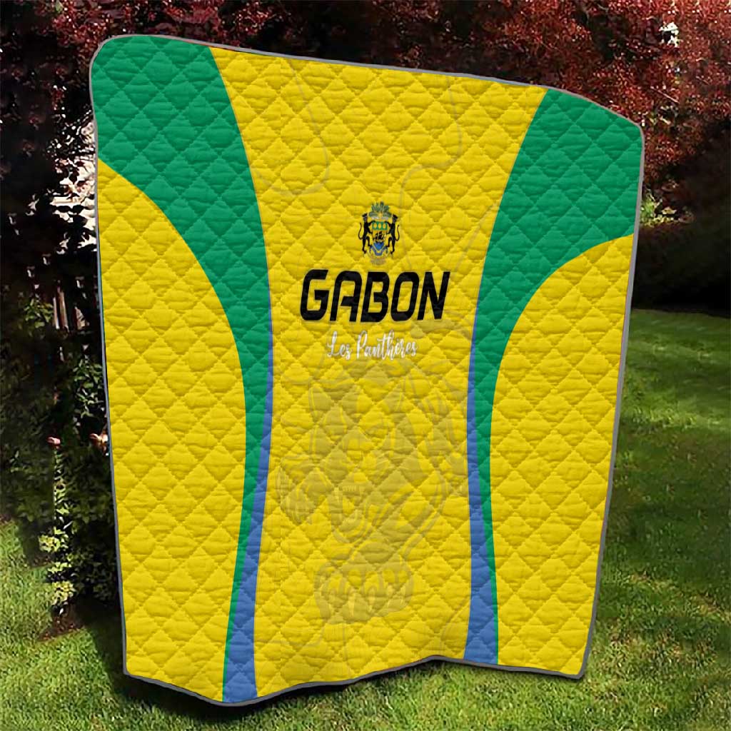 Gabon Football Quilt Go Champions Les Pantheres - African Pride