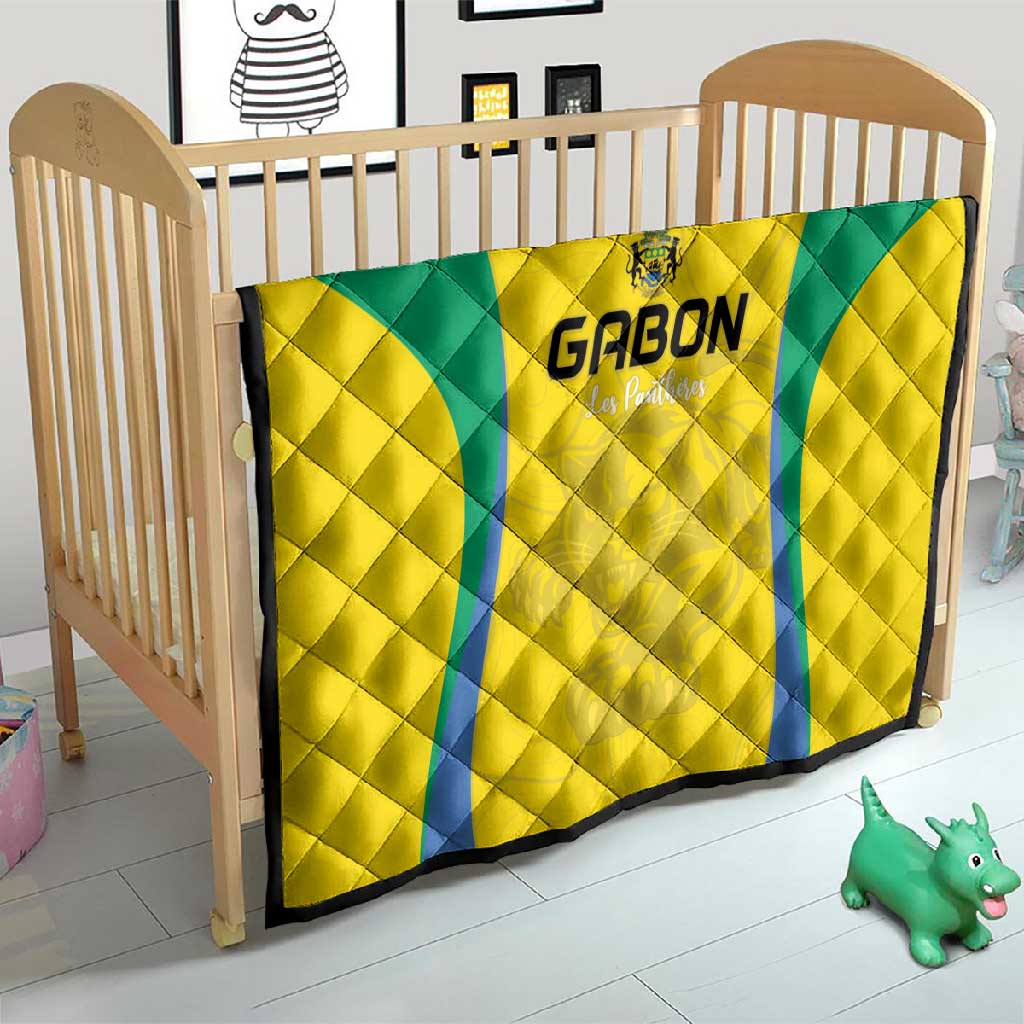 Gabon Football Quilt Go Champions Les Pantheres - African Pride