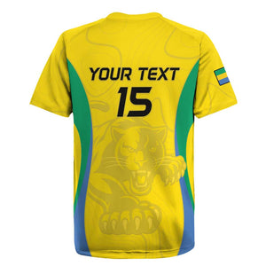 Custom Gabon Football Rugby Jersey Go Champions Les Pantheres - African Pride
