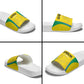 Gabon Football Slide Sandals Go Champions Les Pantheres - African Pride