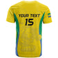 Custom Gabon Football T shirt Go Champions Les Pantheres - African Pride
