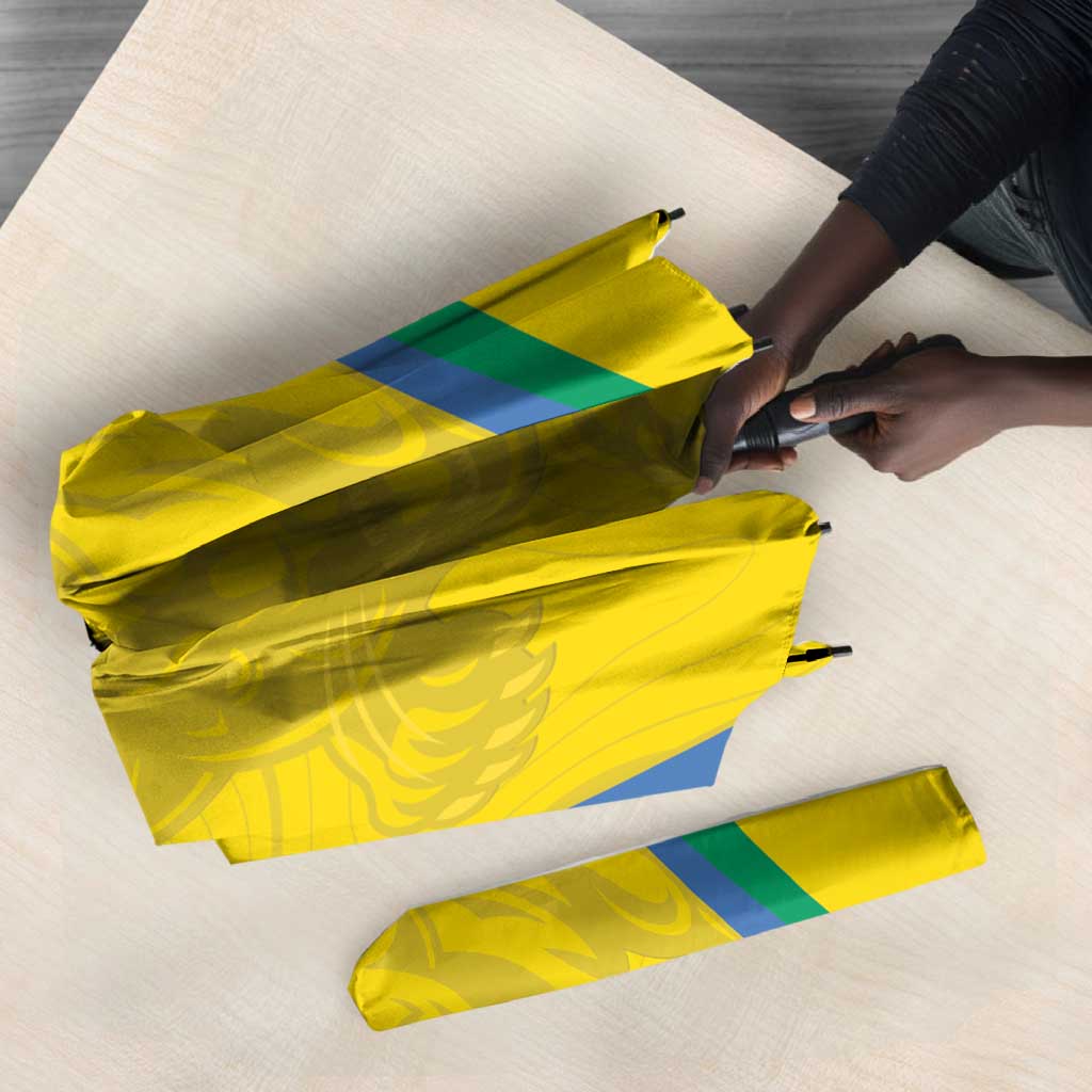Gabon Football Umbrella Go Champions Les Pantheres - African Pride