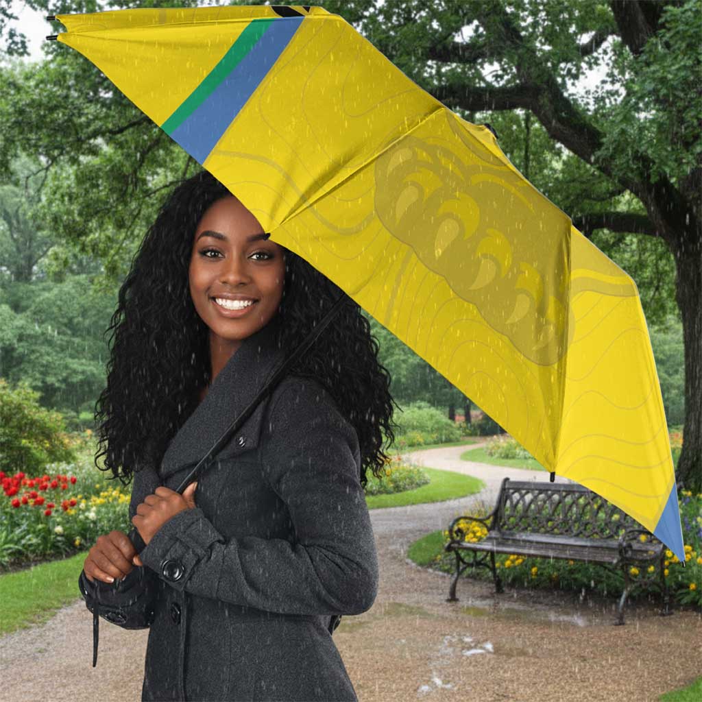 Gabon Football Umbrella Go Champions Les Pantheres - African Pride