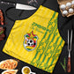 Zimbabwe Football Apron Come On Warriors - Kente Pattern - African Pride