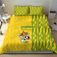 Zimbabwe Football Bedding Set Come On Warriors - Kente Pattern - African Pride