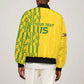 Custom Zimbabwe Football Bomber Jacket Come On Warriors - Kente Pattern - African Pride