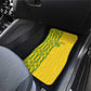 Custom Zimbabwe Football Car Mats Come On Warriors - Kente Pattern - African Pride