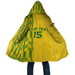 Custom Zimbabwe Football Cloak Come On Warriors - Kente Pattern - African Pride