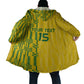 Custom Zimbabwe Football Cloak Come On Warriors - Kente Pattern - African Pride
