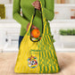 Zimbabwe Football Grocery Bag Come On Warriors - Kente Pattern - African Pride