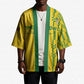 Custom Zimbabwe Football Kimono Come On Warriors - Kente Pattern - African Pride