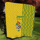 Zimbabwe Football Quilt Come On Warriors - Kente Pattern - African Pride