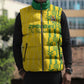 Custom Zimbabwe Football Sleeveless Puffer Jacket Come On Warriors - Kente Pattern - African Pride