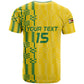 Custom Zimbabwe Football T shirt Come On Warriors - Kente Pattern - African Pride