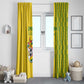 Zimbabwe Football Window Curtain Come On Warriors - Kente Pattern - African Pride