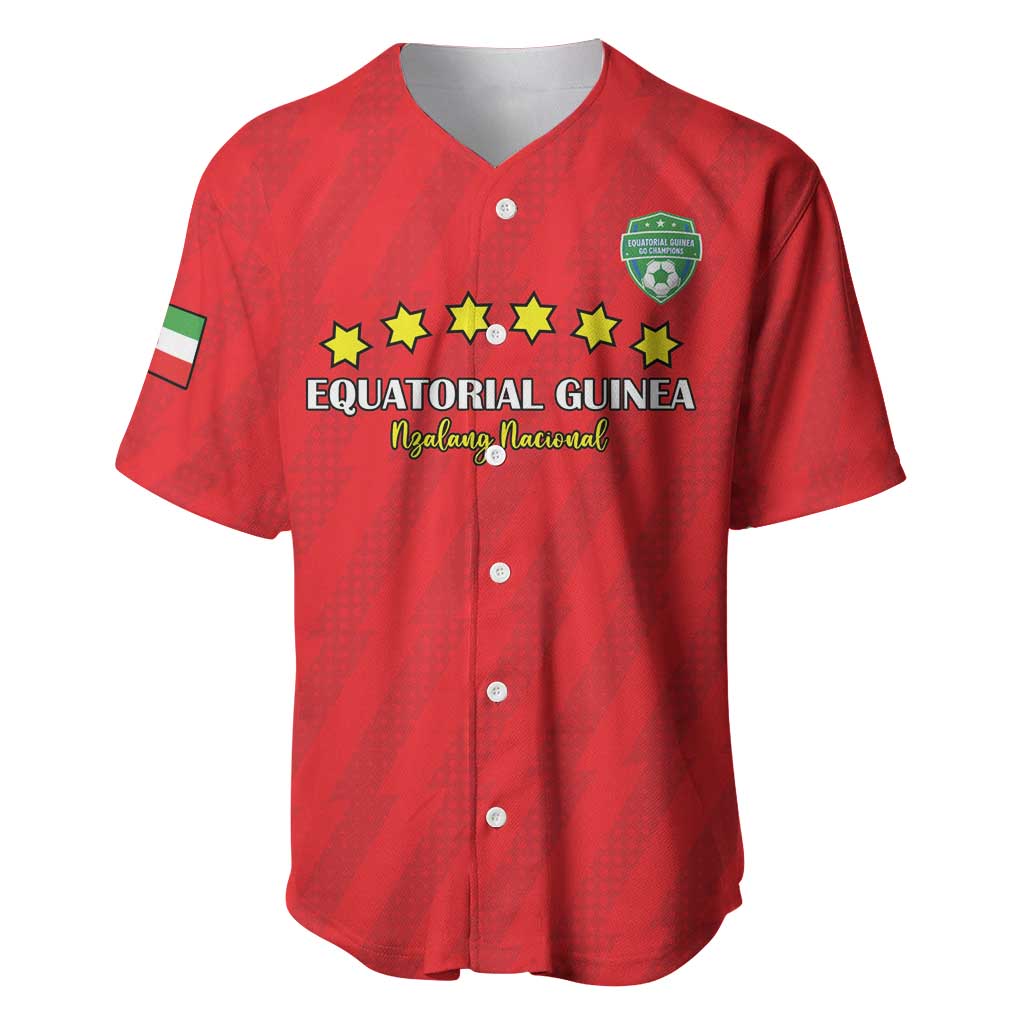 Custom Equatorial Guinea Football Baseball Jersey Go Nzalang Nacional Go - African Pride