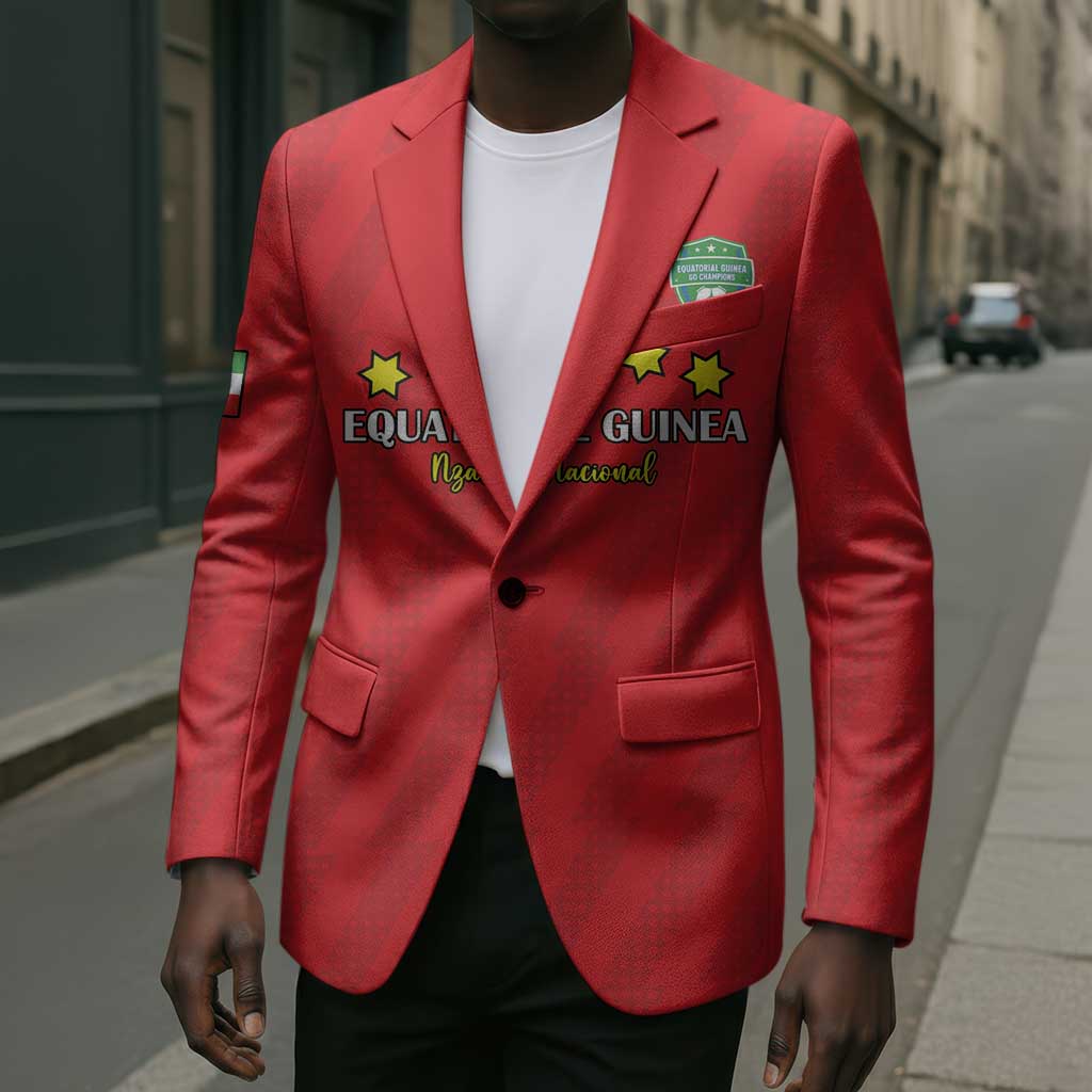 Custom Equatorial Guinea Football Blazer Go Nzalang Nacional Go - African Pride