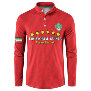 Custom Equatorial Guinea Football Button Sweatshirt Go Nzalang Nacional Go
