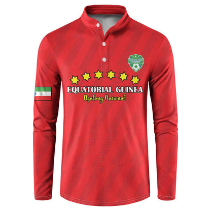 Custom Equatorial Guinea Football Button Sweatshirt Go Nzalang Nacional Go