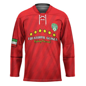 Custom Equatorial Guinea Football Hockey Jersey Go Nzalang Nacional Go - African Pride