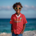 Custom Equatorial Guinea Football Kid Hawaiian Shirt Go Nzalang Nacional Go - African Pride