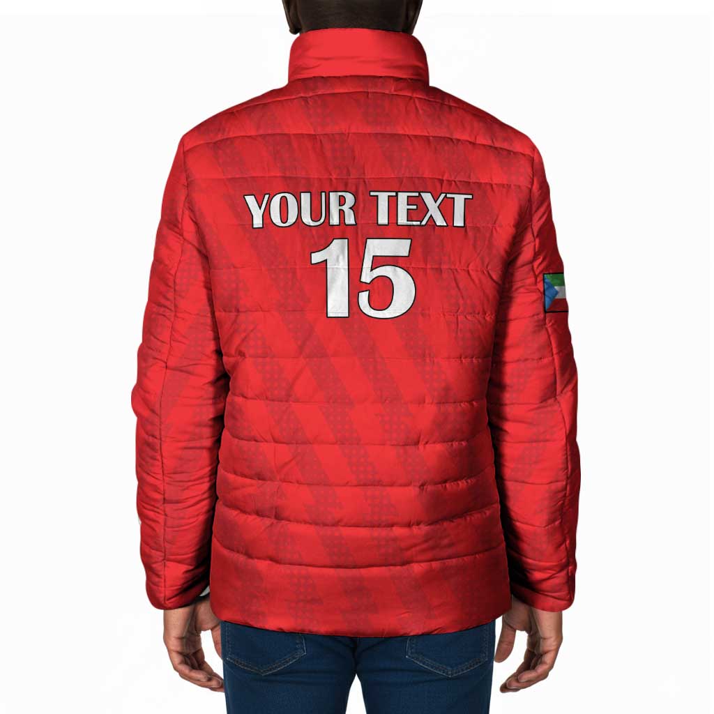 Custom Equatorial Guinea Football Padded Jacket Go Nzalang Nacional Go - African Pride