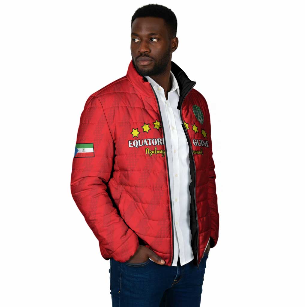 Custom Equatorial Guinea Football Padded Jacket Go Nzalang Nacional Go - African Pride