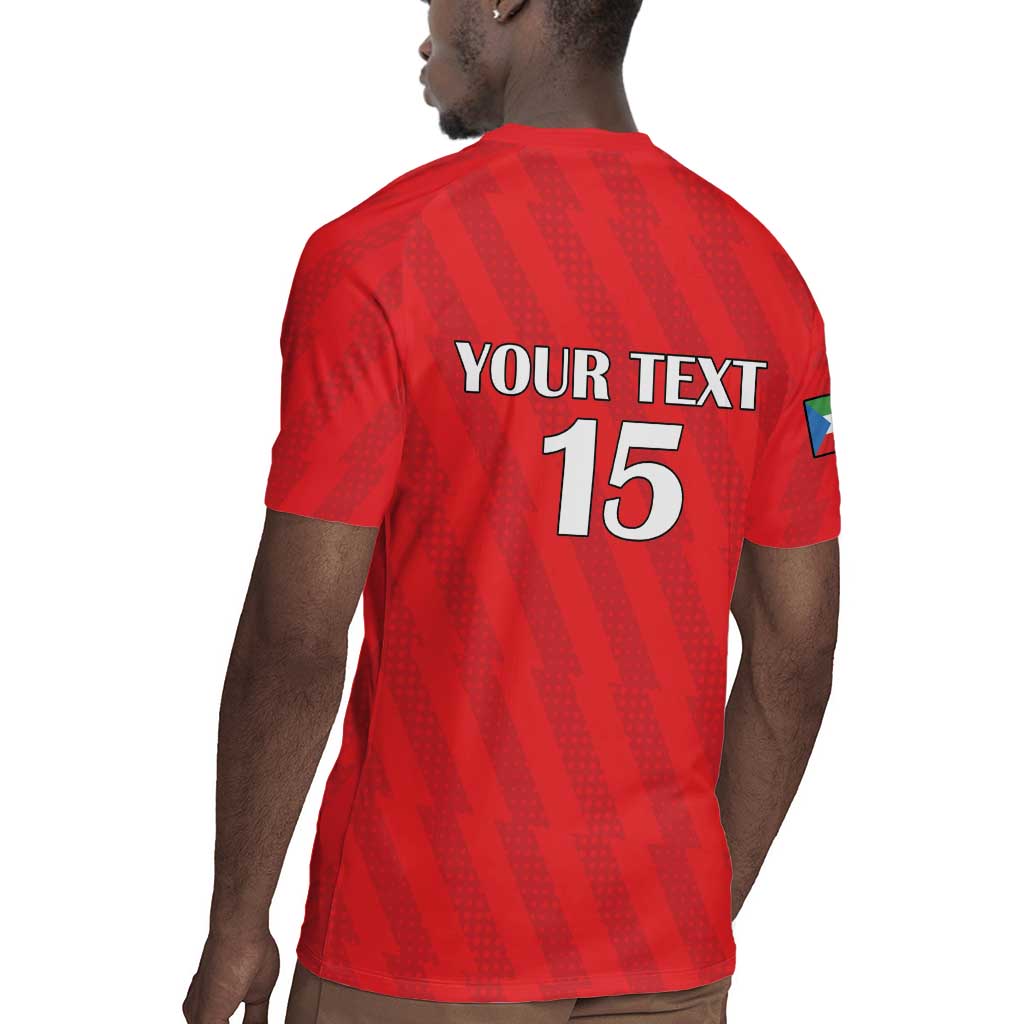 Custom Equatorial Guinea Football Rugby Jersey Go Nzalang Nacional Go - African Pride