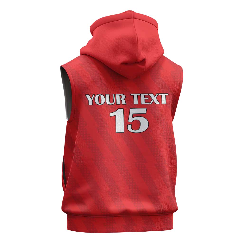 Custom Equatorial Guinea Football Sleeveless Hoodie Go Nzalang Nacional Go - African Pride