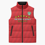 Custom Equatorial Guinea Football Sleeveless Puffer Jacket Go Nzalang Nacional Go - African Pride