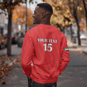 Custom Equatorial Guinea Football Sweatshirt Go Nzalang Nacional Go - African Pride