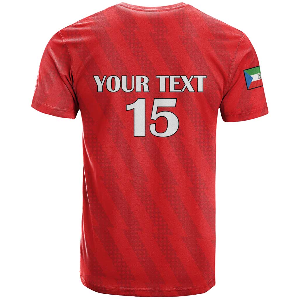 Custom Equatorial Guinea Football T shirt Go Nzalang Nacional Go - African Pride