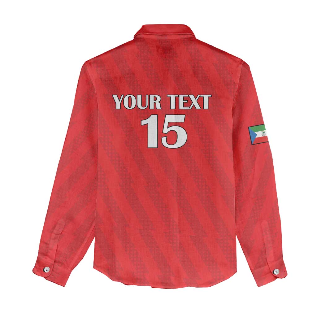 Custom Equatorial Guinea Football Women Casual Shirt Go Nzalang Nacional Go - African Pride