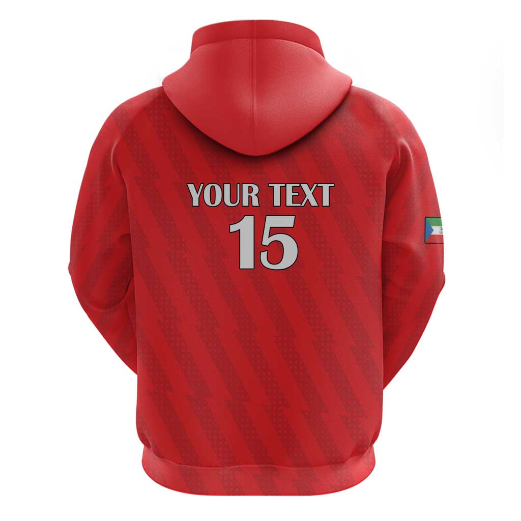 Custom Equatorial Guinea Football Zip Hoodie Go Nzalang Nacional Go - African Pride