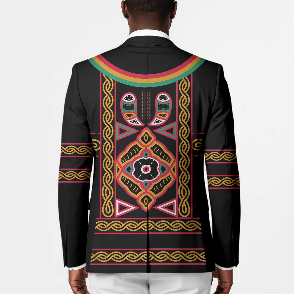 Cameroon Bamenda Blazer Toghu Traditional Pattern