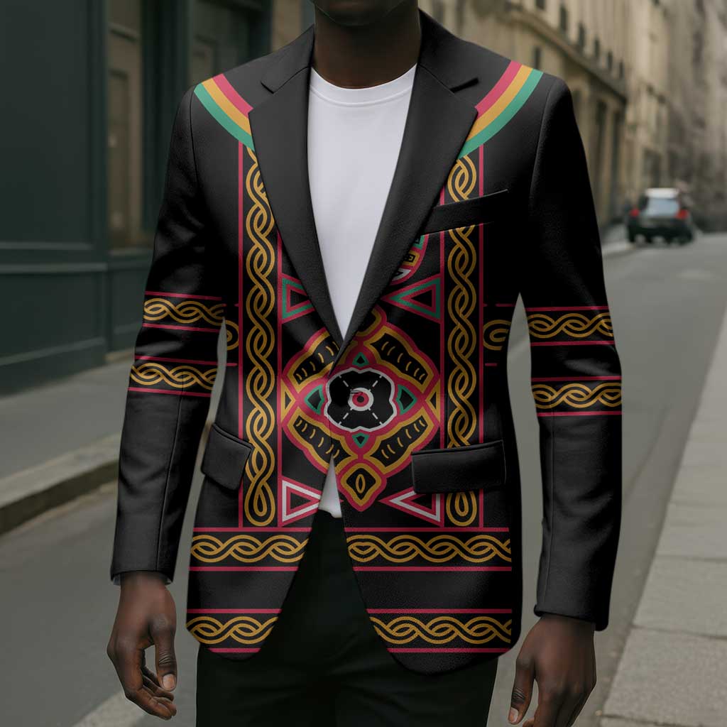 Cameroon Bamenda Blazer Toghu Traditional Pattern