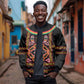 Cameroon Bamenda Bomber Jacket Toghu Traditional Pattern