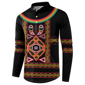 Cameroon Bamenda Button Sweatshirt Toghu Traditional Pattern