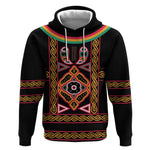 Cameroon Bamenda Hoodie Toghu Traditional Pattern