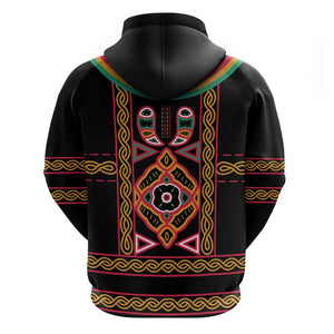 Cameroon Bamenda Hoodie Toghu Traditional Pattern