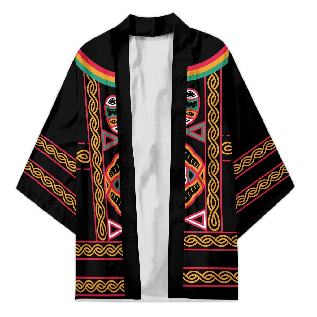 Cameroon Bamenda Kimono Toghu Traditional Pattern