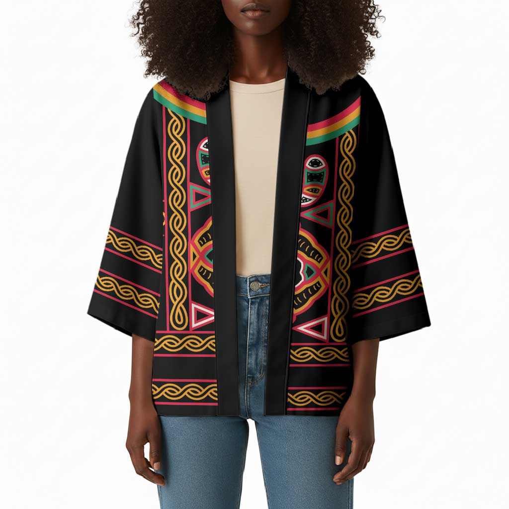 Cameroon Bamenda Kimono Toghu Traditional Pattern