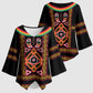 Cameroon Bamenda Kimono Sleeve Blouse Toghu Traditional Pattern