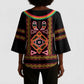 Cameroon Bamenda Kimono Sleeve Blouse Toghu Traditional Pattern